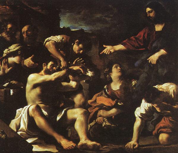 GUERCINO Raising of Lazarus hjf China oil painting art