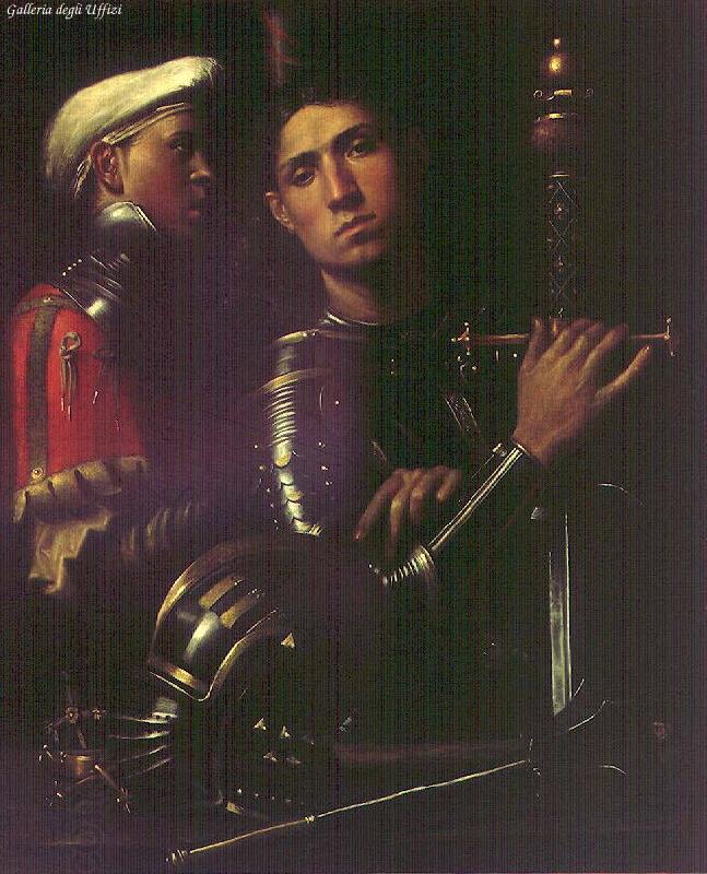 Giorgione Portrait of Warrior with his Equerry sg China oil painting art