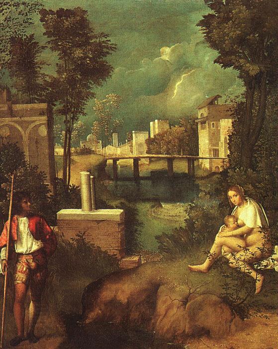 Giorgione The Tempest China oil painting art