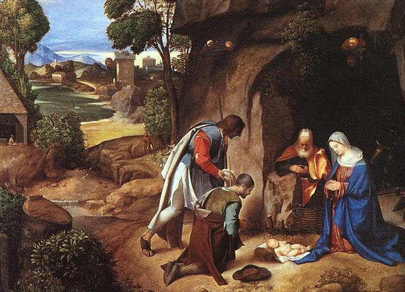 Giorgione The Adoration of the Shepherds China oil painting art