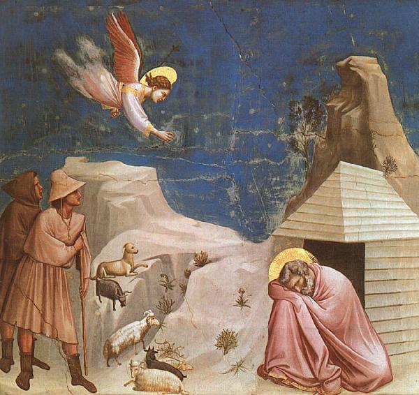 Giotto Scenes from the Life of Joachim  4