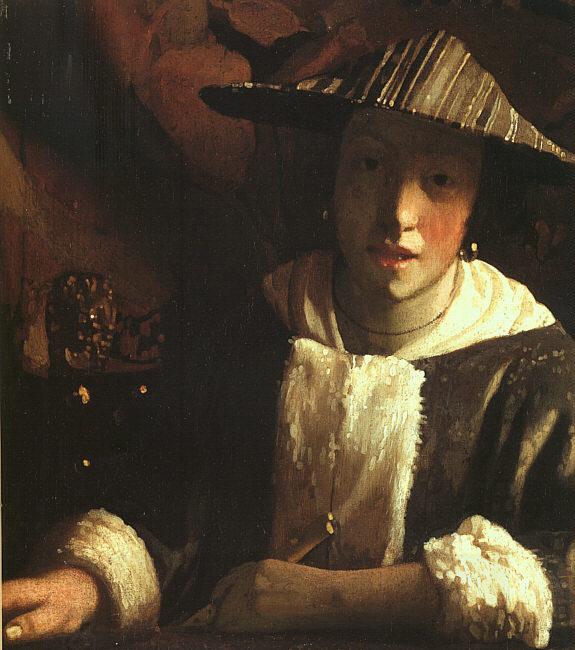 JanVermeer Woman Holding a Balance China oil painting art