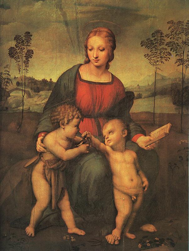 Raphael Madonna of the Goldfinch oil painting picture