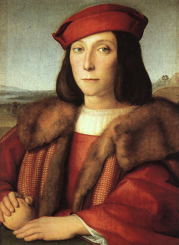 Raphael Portrait of a Man with an Apple China oil painting art