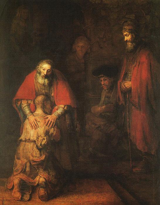 Rembrandt The Return of the Prodigal Son China oil painting art