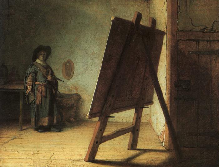 Rembrandt Artist in his Studio