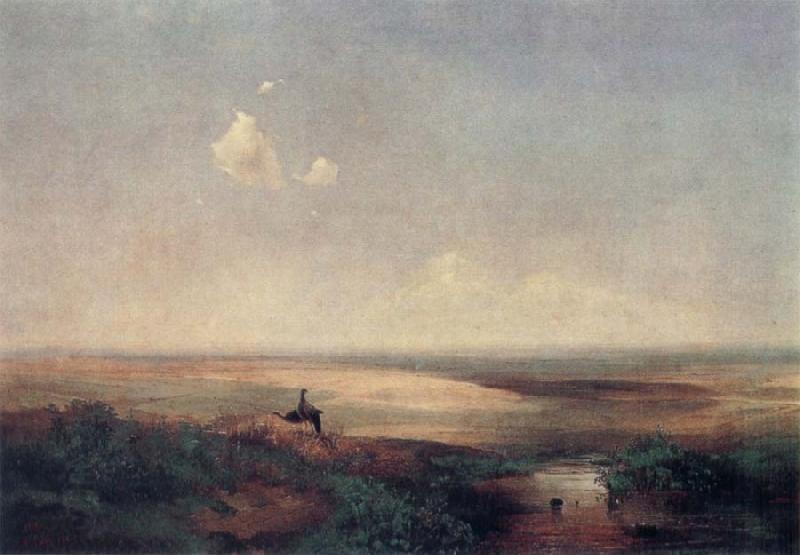 A.K.Cabpacob The Plain in the daytime oil painting picture