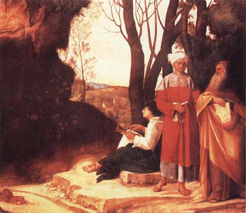 Giorgione Die drei Philosophen oil painting picture