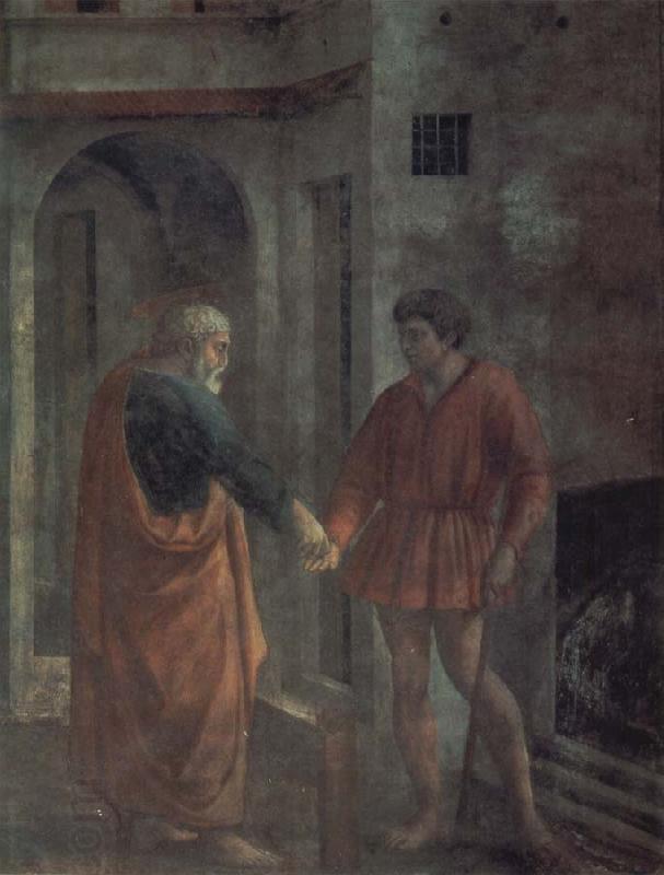 MASACCIO Petrus und der Zollner oil painting picture