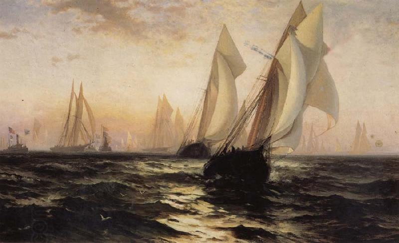 Anonymous Sailboat oil painting picture