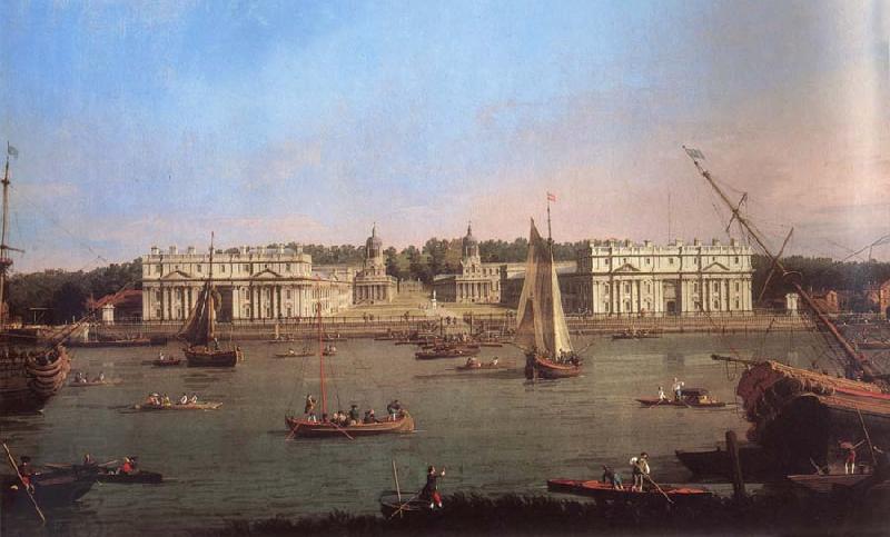 Canaletto Greenwich Hospital from the North Bank of the Thames China oil painting art