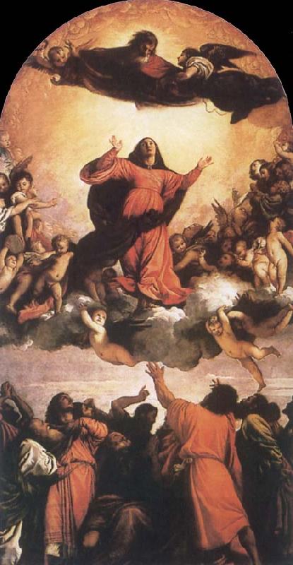 Titian Assumption of the Virgin oil painting picture