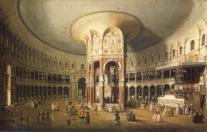 Canaletto London Interior of the Rotunda at Ranelagh oil painting picture