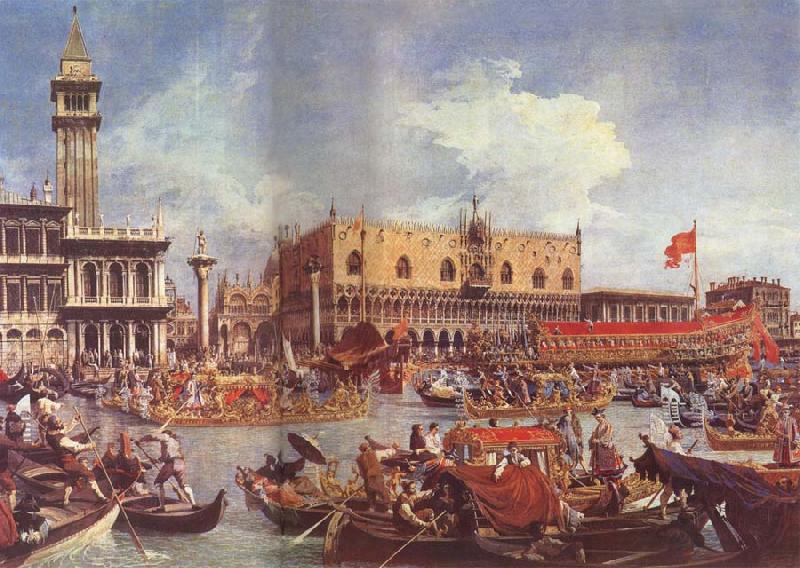 Canaletto The Bucintoro at the Molo on Ascension Day China oil painting art