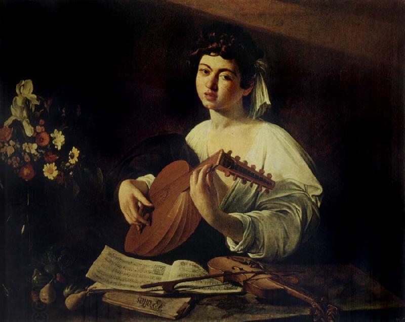 Caravaggio The Lute Player oil painting picture