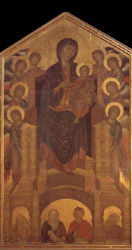 Cimabue Throning Madonna with angels and prophets China oil painting art