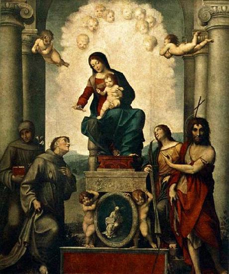 Correggio Madonna with St. Francis China oil painting art