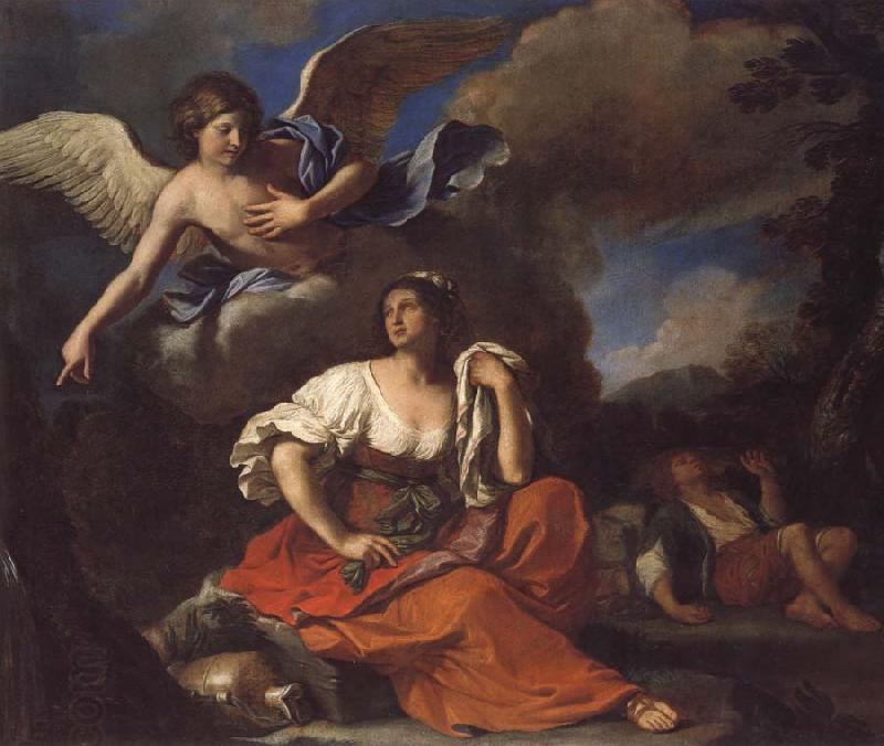 GUERCINO The Angel Appearing to Hagar and Ishmael China oil painting art