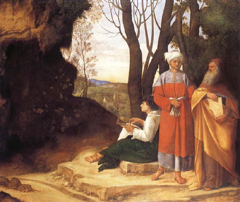 Giorgione Three ways China oil painting art