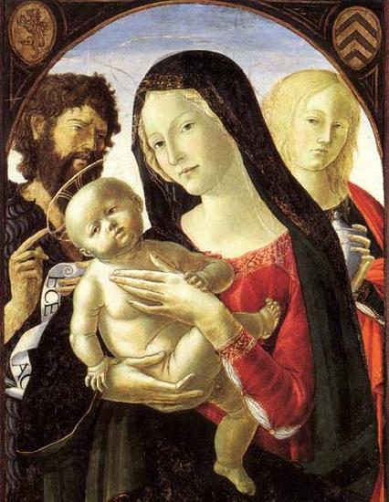 Neroccio Madonna and Child with St John the Baptist and St Mary Magdalene China oil painting art