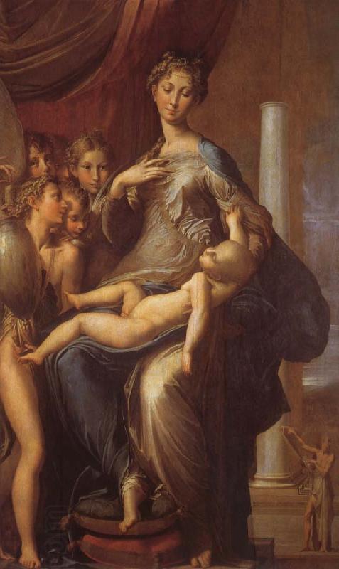 PARMIGIANINO Madonna with the long neck oil painting picture