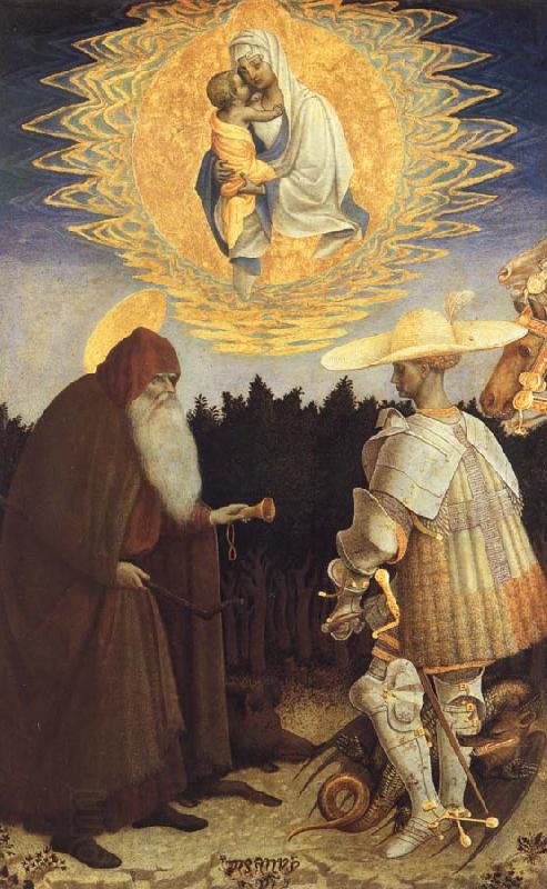 PISANELLO The Virgin and Child with Saint Anthony Abbot China oil painting art