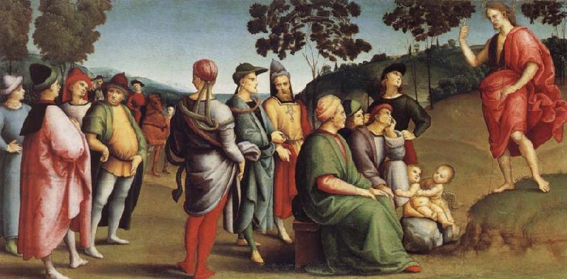 Raphael Saint John the Baptist Preaching China oil painting art
