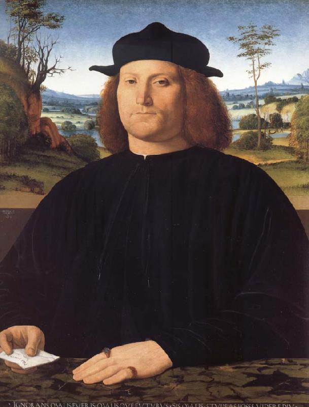 Solario Portrait of Giovanni Cristoforo Longoni oil painting picture