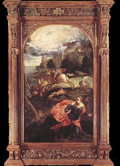Tintoretto St. George and the Dragon China oil painting art