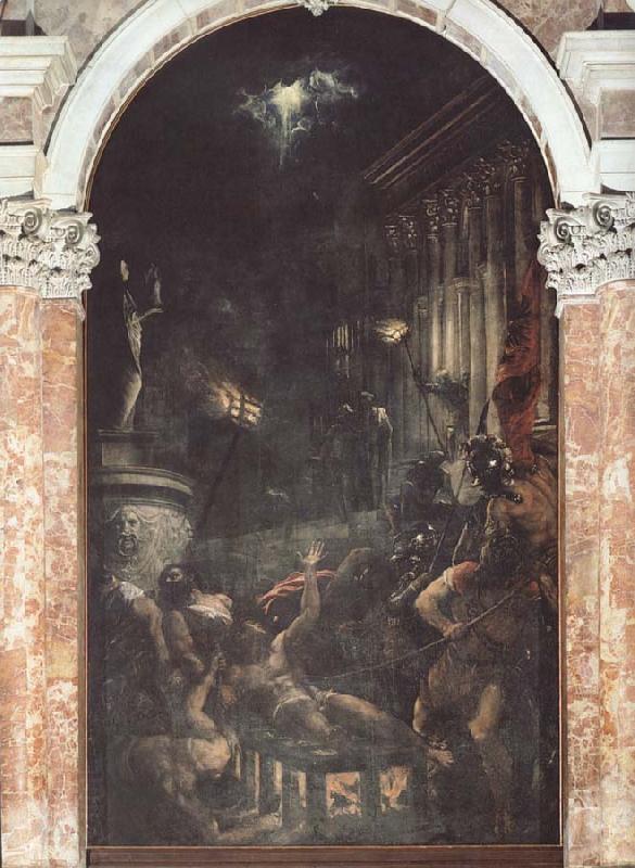 Titian Martyrdom of St.Laurence China oil painting art