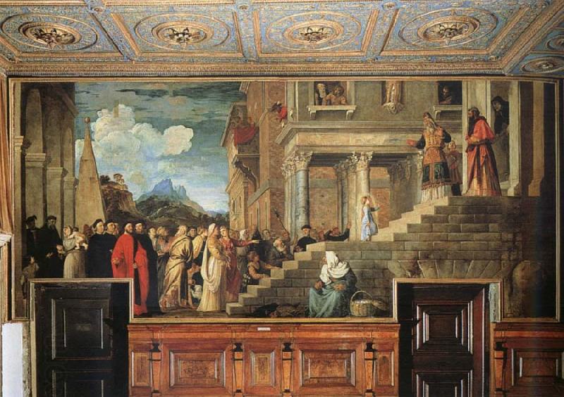 Titian Presentation of the Virgin at the Temple China oil painting art