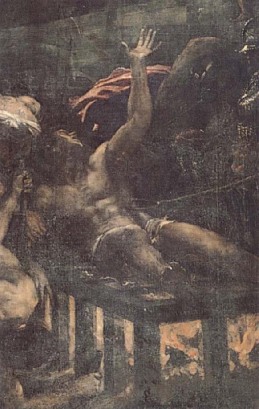 Titian Detail of  Martyrdom of St.Laurence oil painting picture