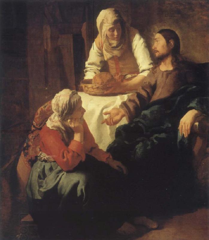JanVermeer Christ in Maria and Marta oil painting picture