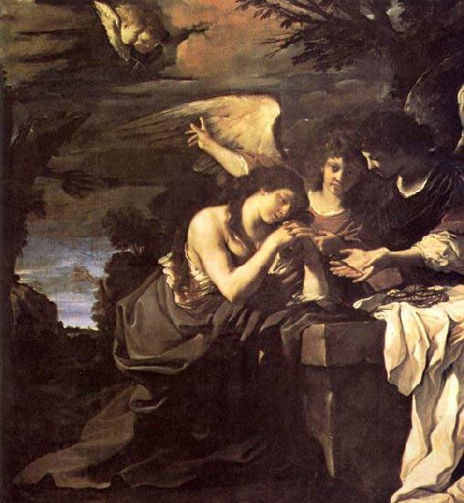 GUERCINO Magdalen and Two Angels China oil painting art