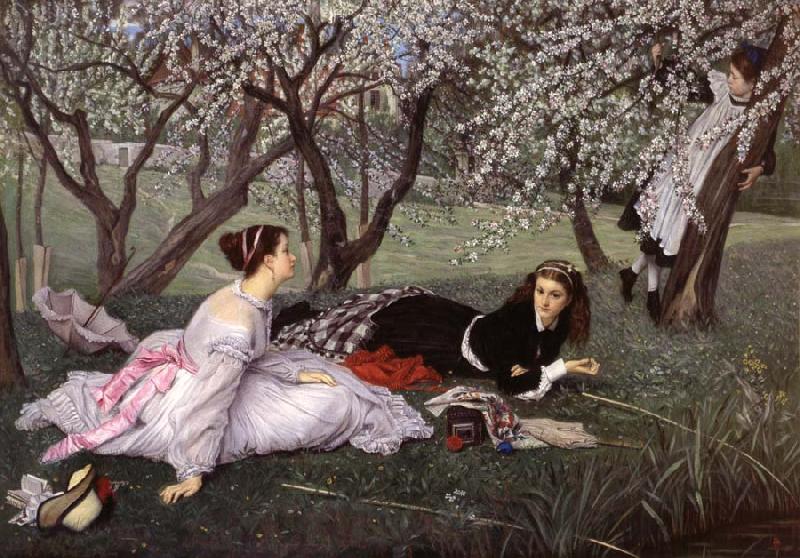 J.J.Tissot Spring oil painting picture