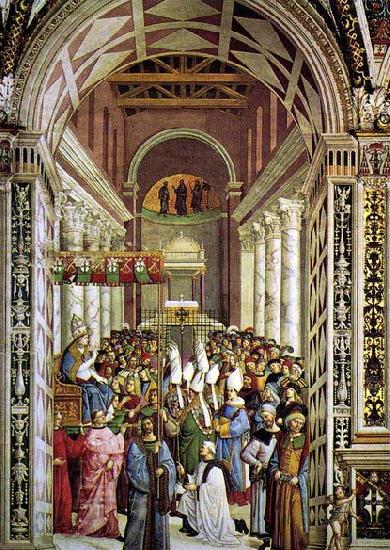 Pinturicchio Aeneas Piccolomini Crowned as Pope China oil painting art