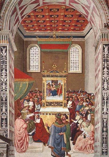 Pinturicchio Piccolomini Receives the Cardinal Hat China oil painting art