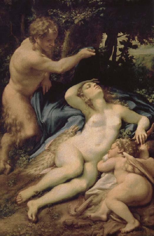 Correggio Venus and Eros was found Lin God China oil painting art