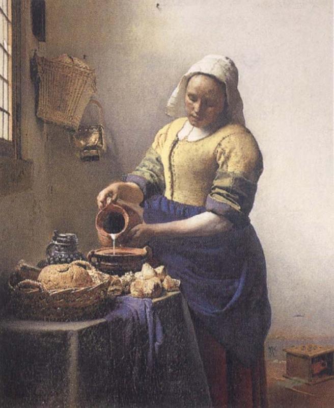 JanVermeer The Kitchen Maid China oil painting art