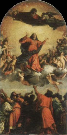 Titian assumption of the virgin oil painting picture
