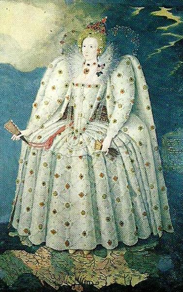 Anonymous queen elizabeth i oil painting picture