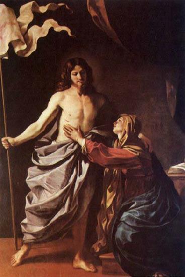 GUERCINO Apparition of Christ to the Virgin China oil painting art