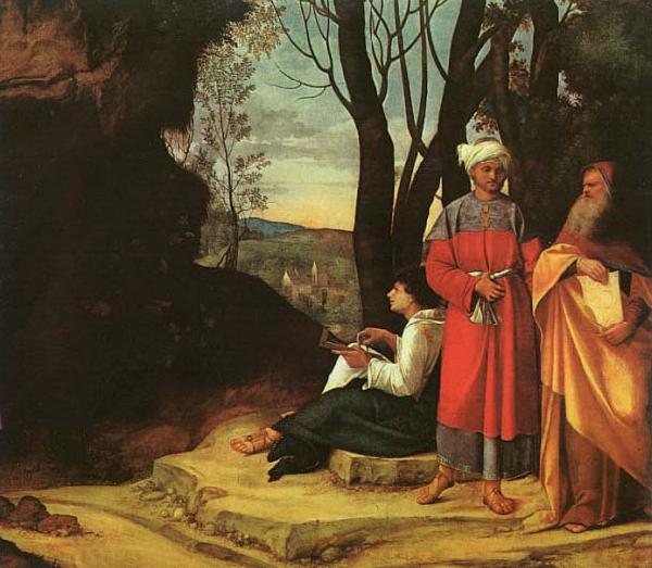Giorgione The Three Philosophers China oil painting art