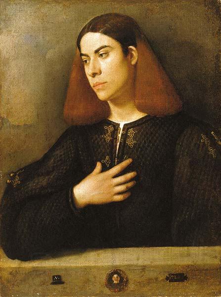 Giorgione The Budapest Portrait of a Young Man China oil painting art