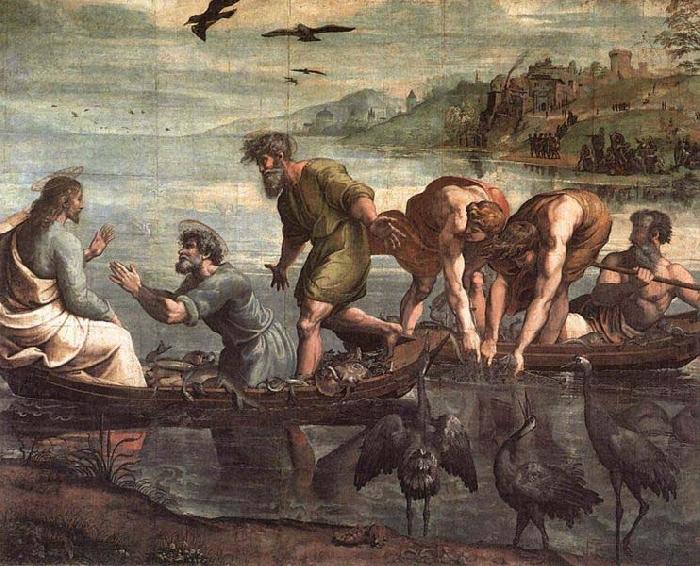 Raphael The Miraculous Draught of Fishes, China oil painting art