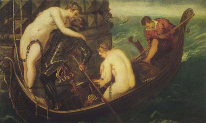 Tintoretto The Deliverance of Arsenoe oil painting picture