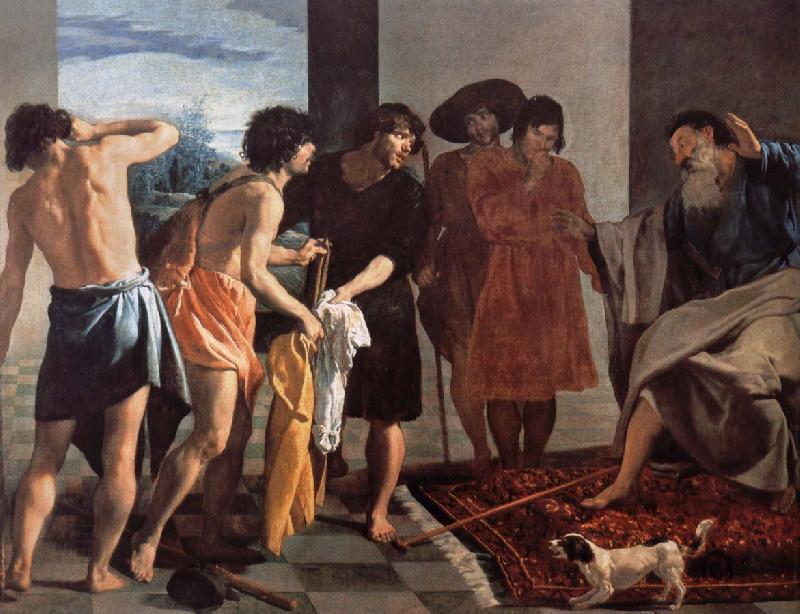 Velasquez Jacob give Joseph a coat of blood China oil painting art