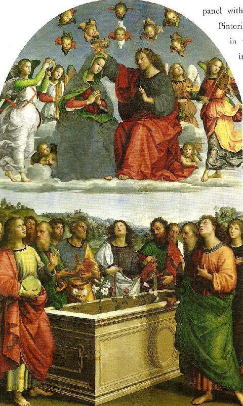 Raphael coronation of the virgin oil painting picture