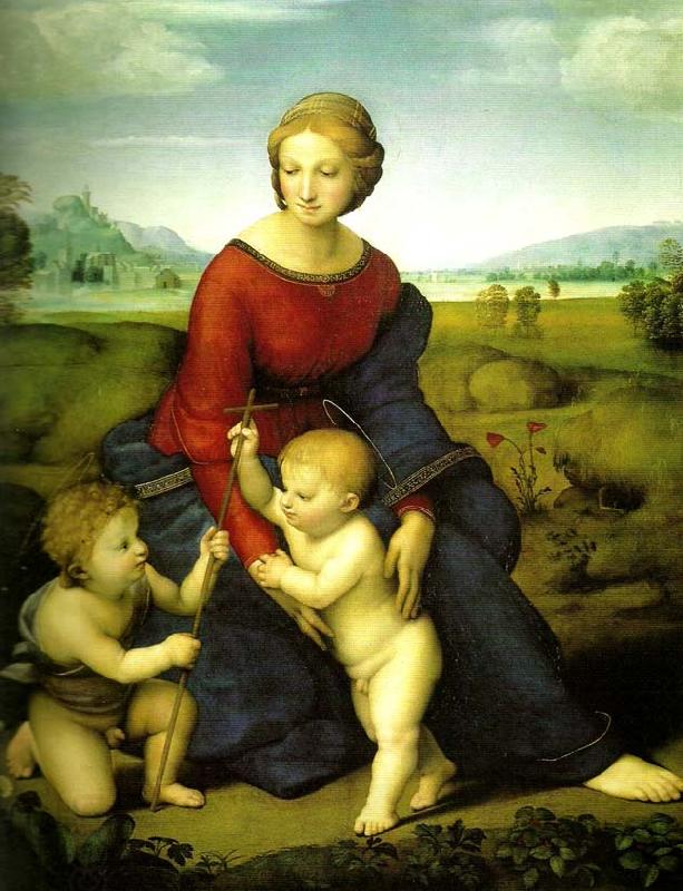 Raphael virgin and child with China oil painting art