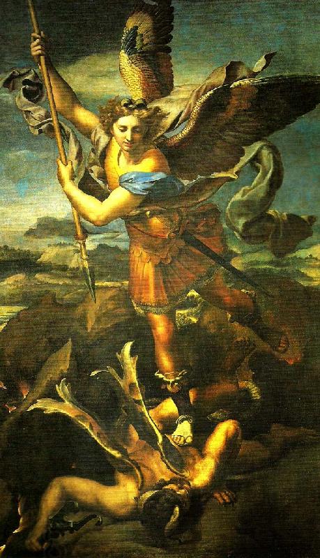 Raphael st michael oil painting picture